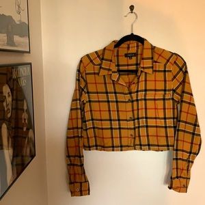 PacSun Cropped Flannel